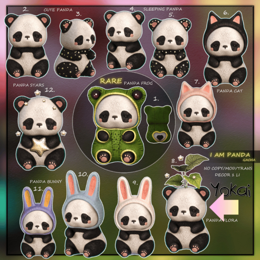 8.YOKAI - I am Panda - Panda Flora