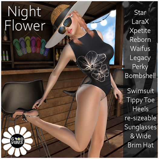 GoodVibes Night Flower Silver