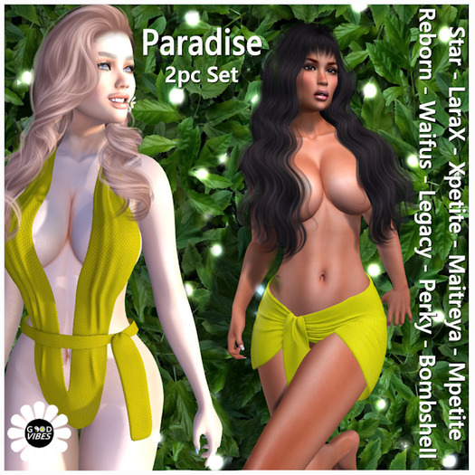 GoodVibes Paradise Yellow Set