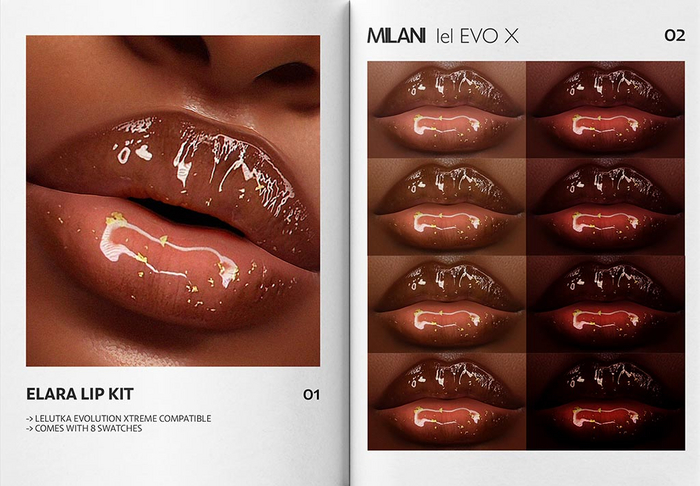 MILANI - "ELARA" LIP KIT / DEMO