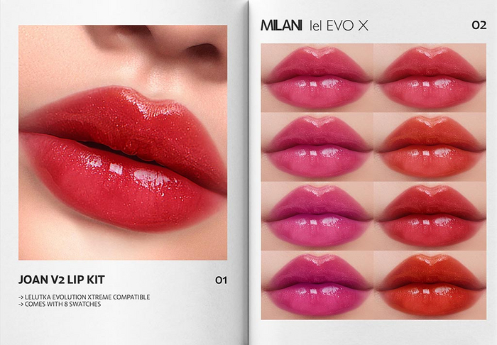 MILANI - "JOAN V2" LIP KIT / FATPACK