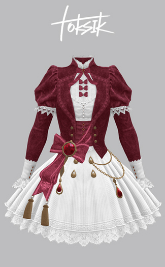 toksik - Rejoice Dress (Berry)