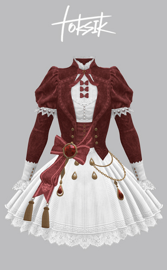 toksik - Rejoice Dress (Red)