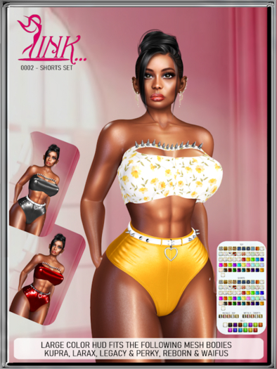 Pink... 0002 - Shorts Set