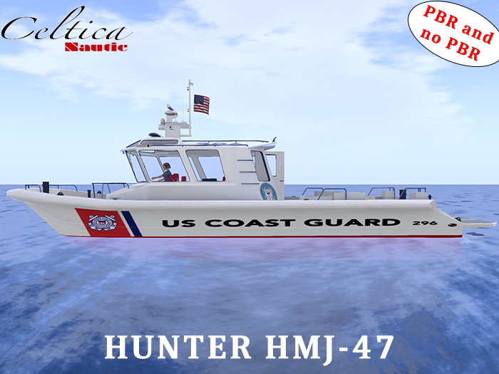 Hunter HMJ-47 USCG white