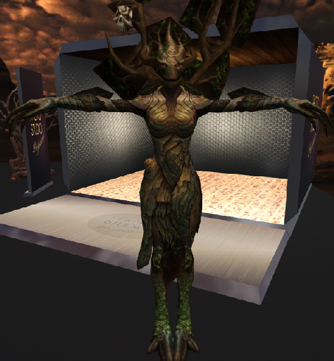 FP Oak Dryad Tree Ent mesh avatar