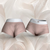 Beige Booty Shorts LaraX