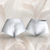 White Booty Shorts LaraX