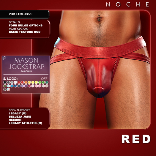 Noche. Mason Jockstrap Red