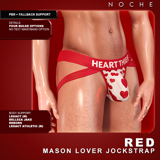 Noche. Mason Lover Jockstrap Red