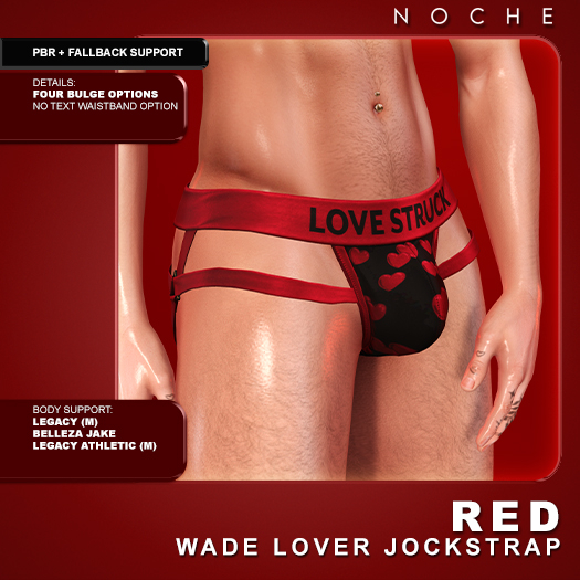Noche. Wade Lover Jockstrap Red