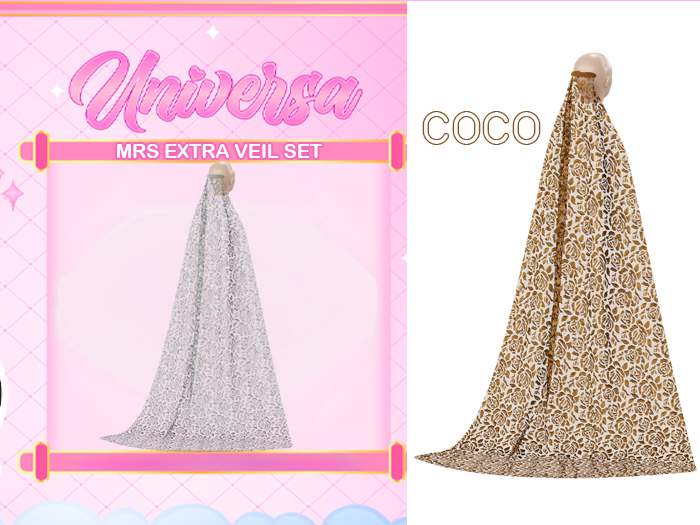 #UNIVERSA - Mrs Extra Veil Set - COCO