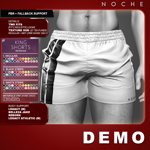 Noche. King Shorts DEMO