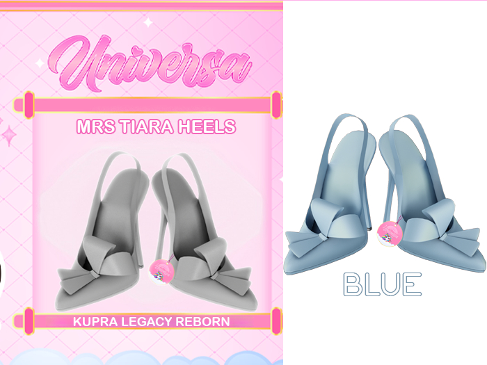 #UNIVERSA - Mrs Heels Set - BLUE