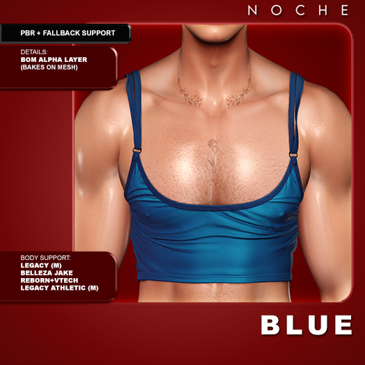 Noche. Titus Tank Blue