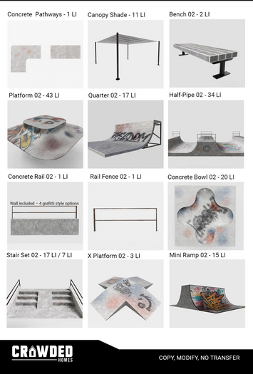 Crowded Homes ~ Ryder Skate Series - Grafitti