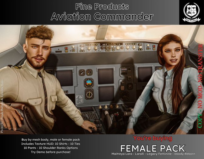 FP - AVIATION COMMANDER - FEMALE PACK