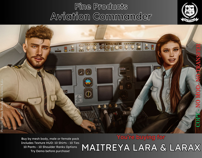 FP - AVIATION COMMANDER - MAITREYA LARA & LARAX