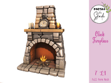MBS - Clock Fireplace
