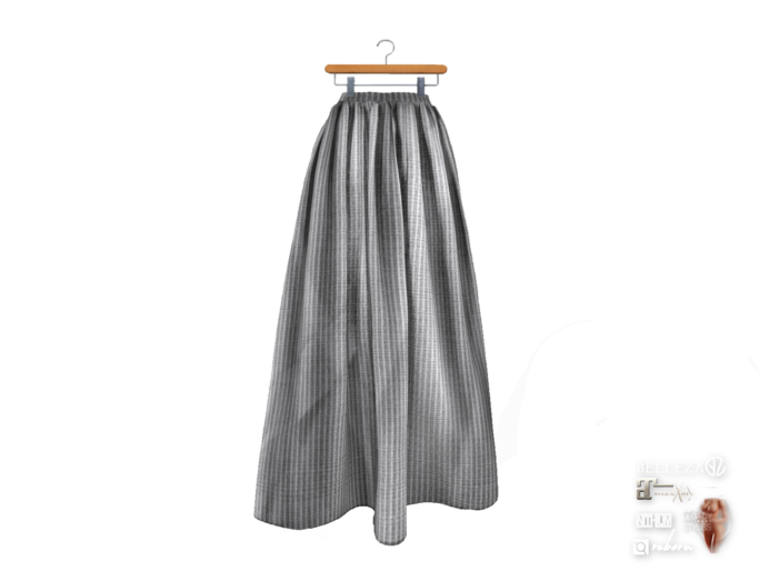 {amiable}Mesh High Waist A-Line Maxi Skirt08