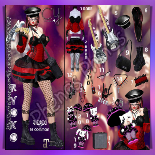 20-[C.Y<3Fashion]*RYOKO*Cute Gothic Ladies cow(add me)