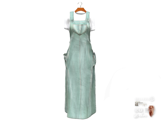 {amiable}Mesh Back Slit Maxi jumper Dress08