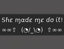 :: MG :: She Made Me Do It! - Male Gesture (with Sound)