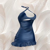 Navy Criss Cross Dress LaraX