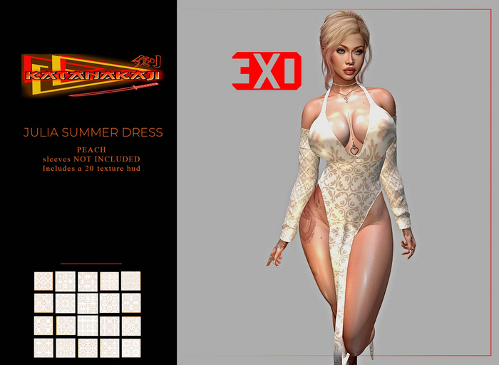 KK-JULIA SUMMER DRESS Peach