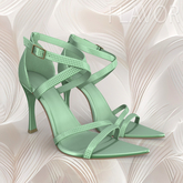 Mint Heel Sandals Reborn