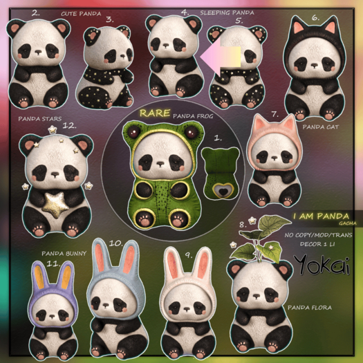 4.YOKAI - I am Panda - Sleeping Panda