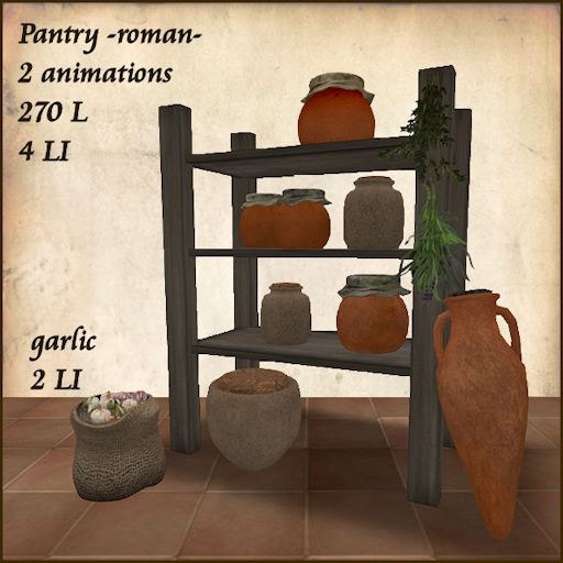 Roman_kitchen pantry with animations