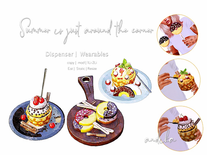 ADD/andika{Summer is just around the corner!}Dispenser&wearbles