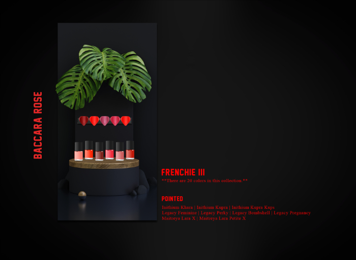 Baccara Rose Frenchie III Applier [Pointed]
