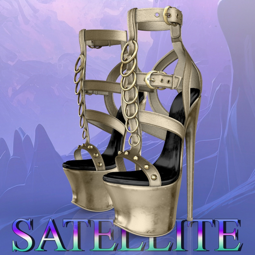 Metallic Reina Heels Legacy