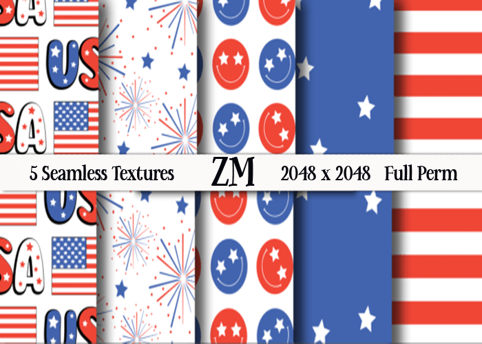 PATRIOTIC 3 TEXTURES