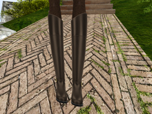 [SLZS] PMR Cardy Riding Boots (dark brown)