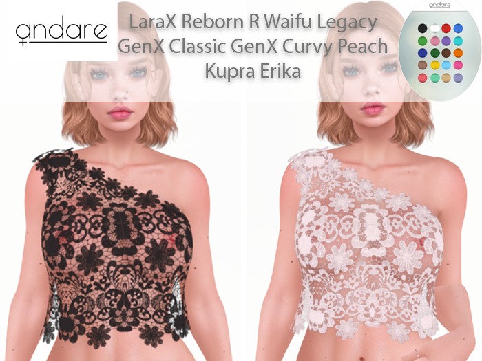 Andare - Sadie Lace Top FATPACK