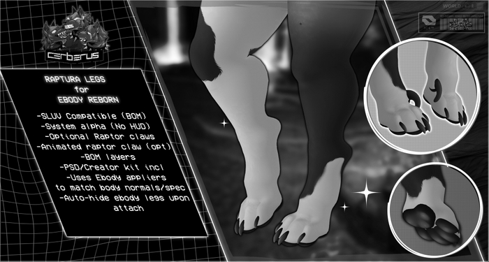 .:C:. + TLO - Raptura Legs - Ebody - DEMO