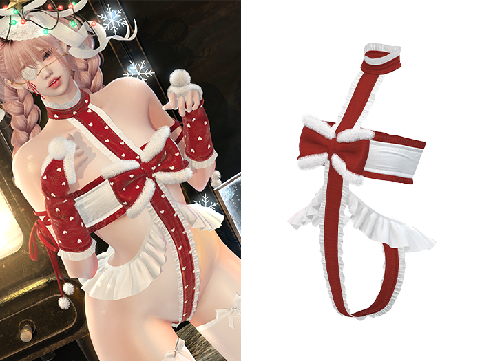 " BADA " Xene Bodysuit Red BOX