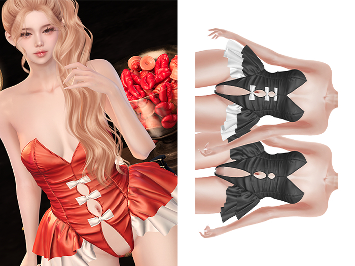 " BADA " Tanit Bodysuit Black BOX