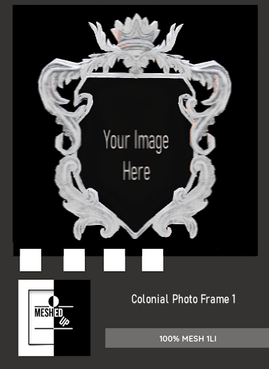 MeshedUp: Colonial Picture Frame 2 - White