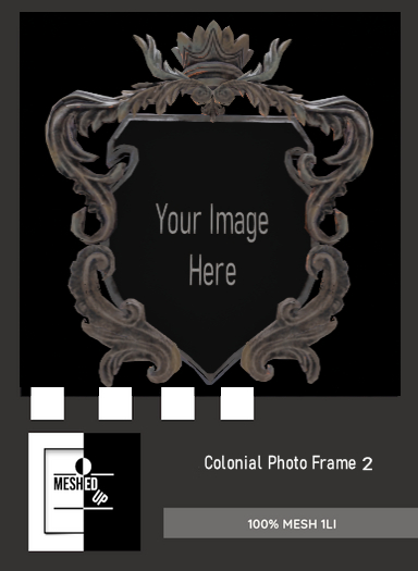 MeshedUp: Colonial Picture Frame 2 - Silver
