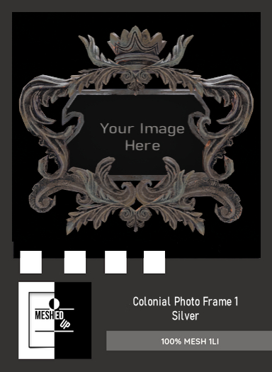 MeshedUp: Colonial Picture Frame 1 - Silver