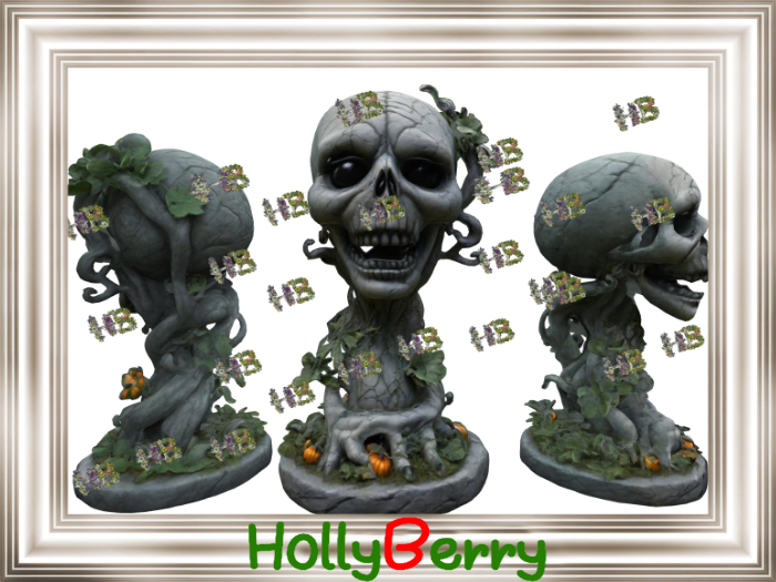 HB: Halloween Stone Skull FuLL PERM