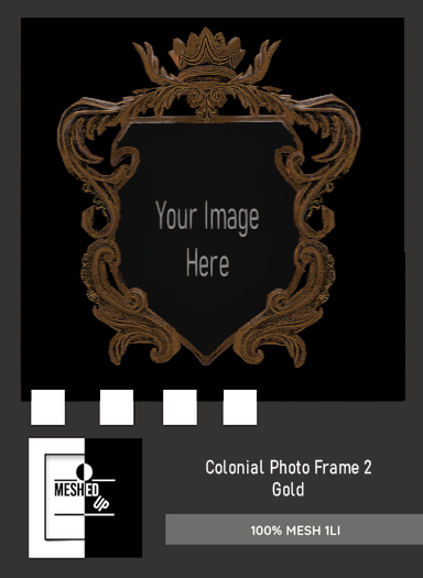 MeshedUp: Colonial Picture Frame 2 - Gold
