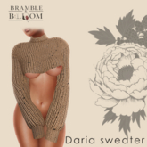 B&B: Daria sweater (tan) 