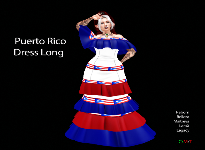 Puerto Rico Dress Long