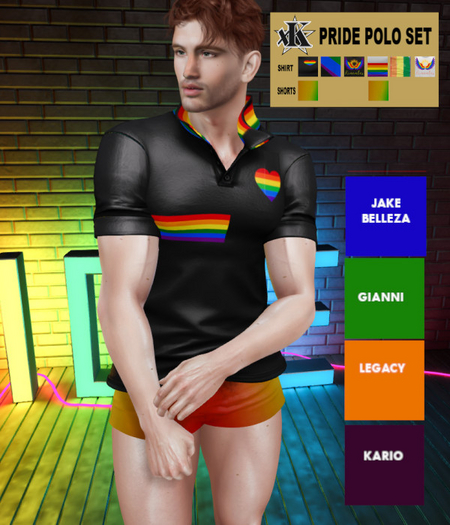 XK 2025 Pride Polo Set