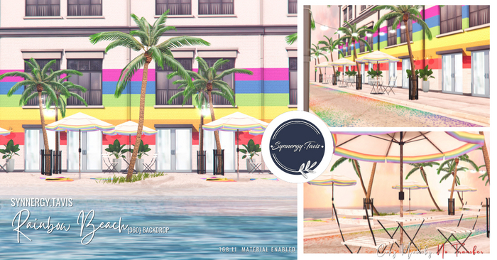 SYNNERGY.TAVIS//Rainbow Beach {360} Backdrop